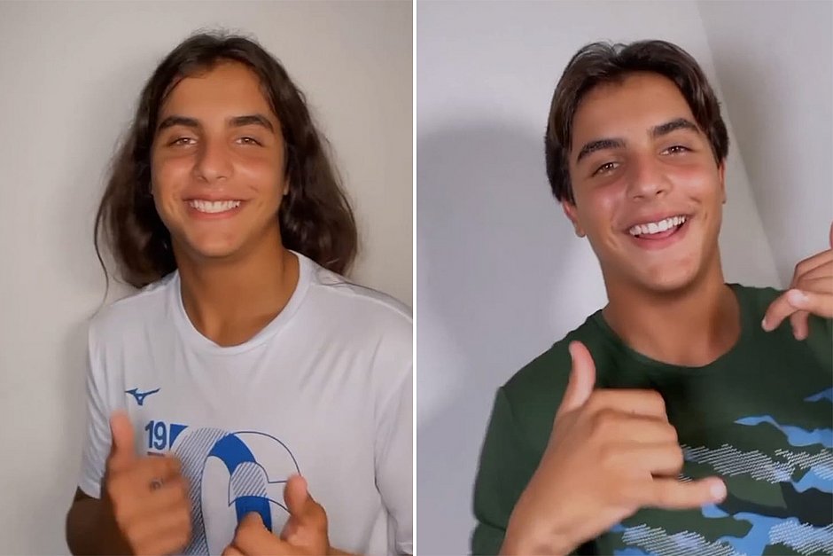 Filho De Ivete Sangalo Corta O Cabelo E F S Brincam Nova Apar Ncia