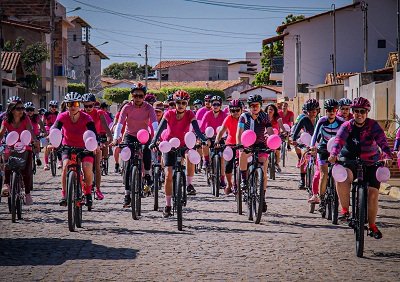 Belo Campo: I Pedal Ciclístico “Outubro Rosa” chama a atenção para a detecção precoce do câncer de mama