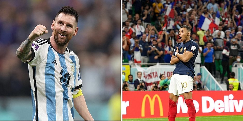 Lideradas por Messi e Mbappé, Argentina e França se reinventaram pelo tri