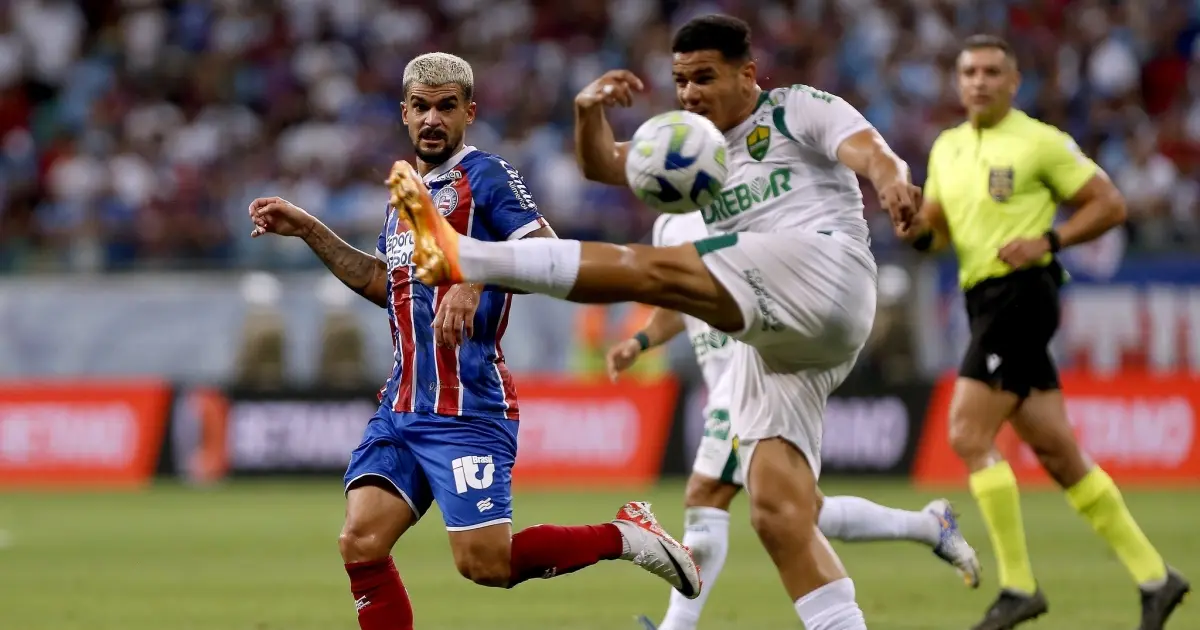 Bahia tem jogador expulso, leva 3 a 0 do Cuiabá na Fonte e se complica na briga contra o Z-4
