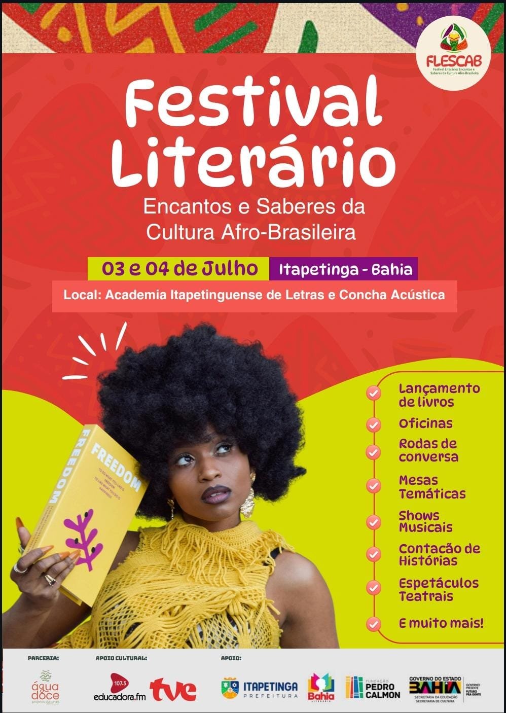 Festival literário – Encantos e Saberes