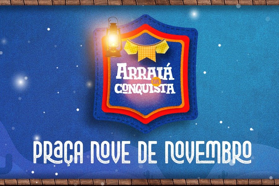Arraiá da Conquista 2025: Hoje, a animação na Praça Nove de Novembro será com Trio Aconchego e Mauronildo Rocha
