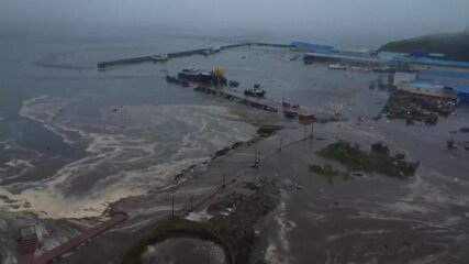 Terremoto provoca tsunami na Rússia e países do Pacífico ficam em alerta