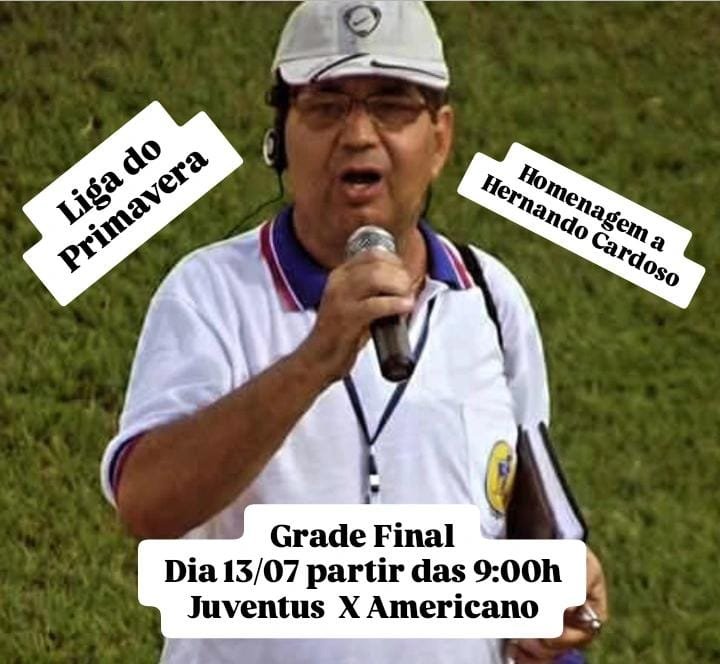 FERREIRINHA e BOLÃO CONVOCAM A TORCIDA PARA FINAL DO CAMPEONATO SUBURBANO DO BAIRRO PRIMAVERA em Homenagem (Saudoso) Hernando Cardoso 