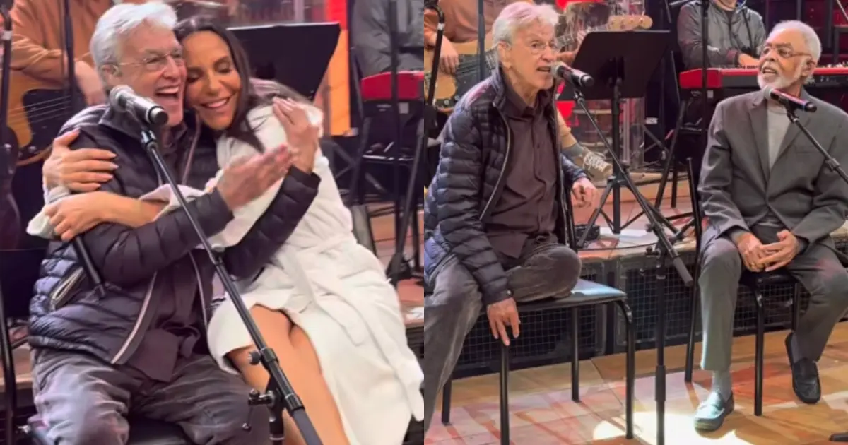 Caetano Veloso recebe homenagem no Altas Horas com participação de Gilberto Gil e Ivete Sangalo