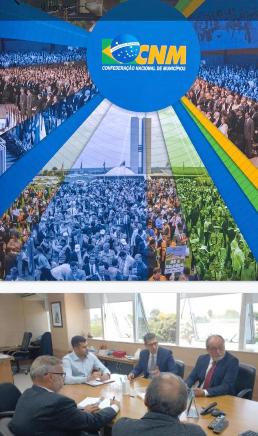 Prefeito Eduardo Hagge fortalece articulações políticas em Brasília durante a Marcha da CNM