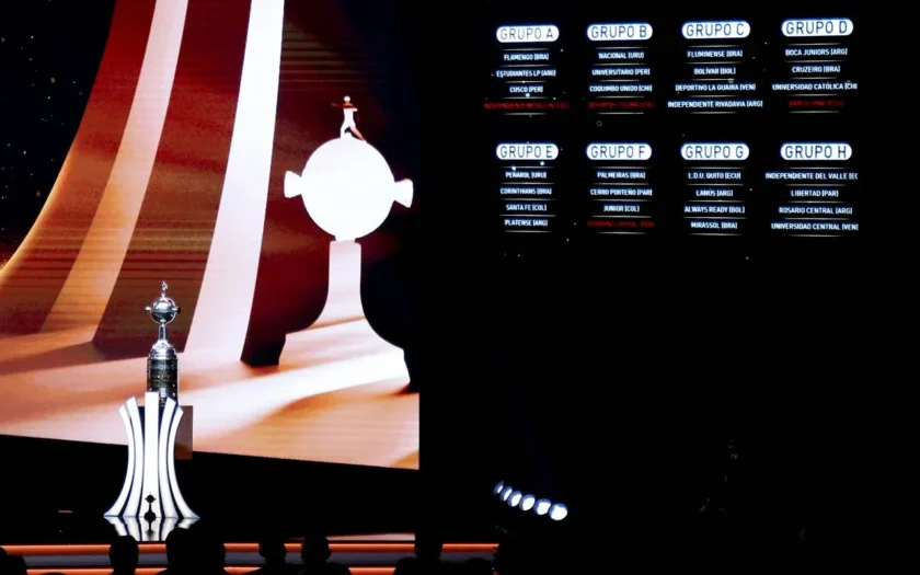Grupos da Copa Libertadores 2026 foram sorteados