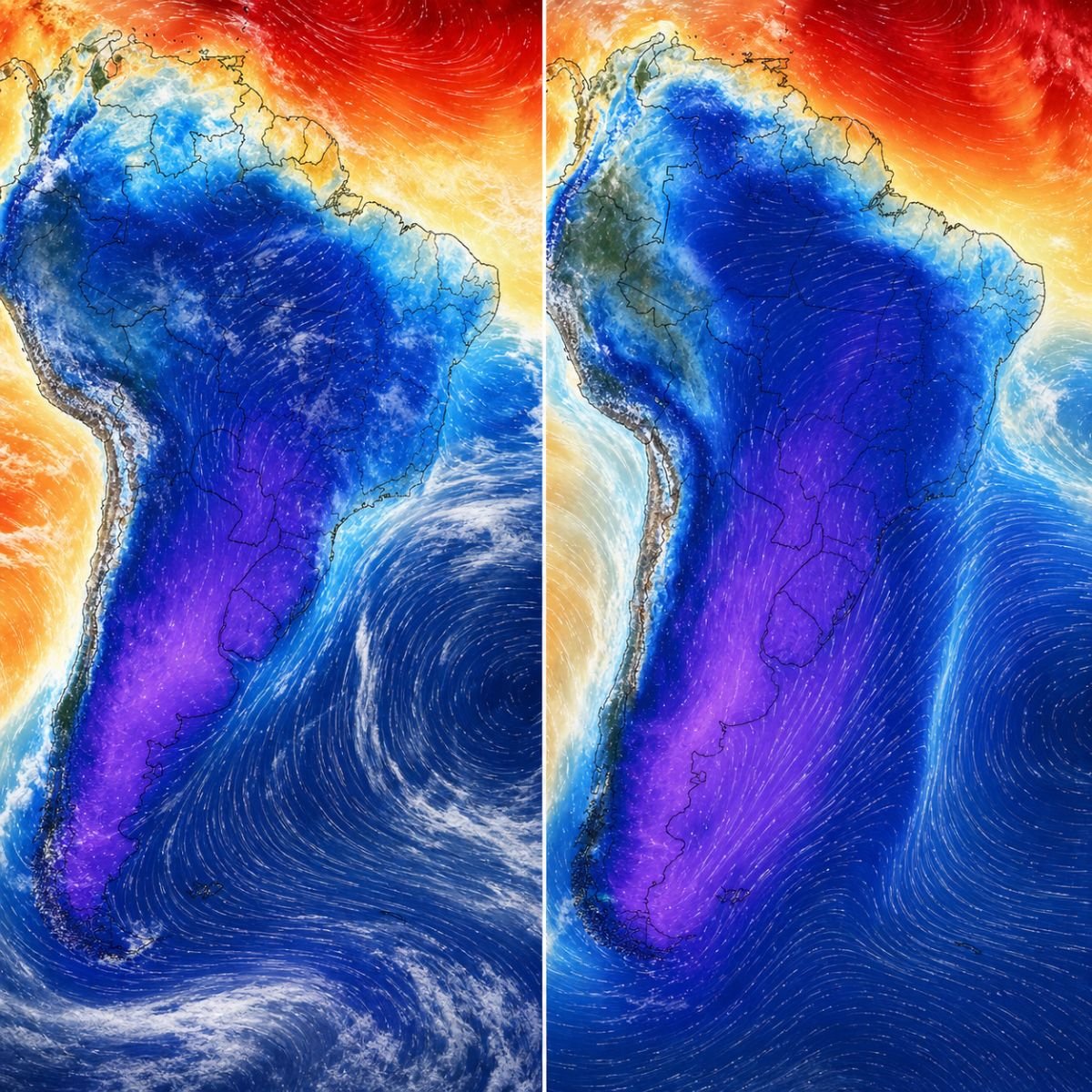 Massa de ar frio vai varrer metade do Brasil em sete dias com temperaturas negativas