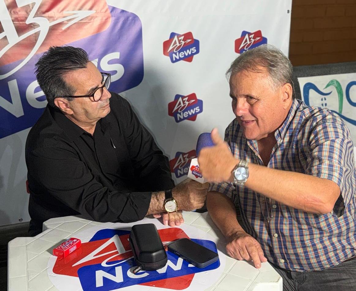 O ex-ministro Geddel Vieira Lima, Líder do MDB da Bahia, visitou a 54ª Exposição Agropecuária de Itapetinga e concedeu entrevista ao Canal AZ News