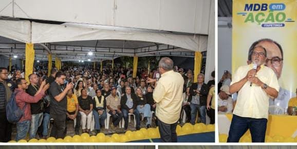 Prefeito Eduardo Hagge mostra força política e evento “MDB em Ação” reúne os gabirabas e Amigos em Itapetinga