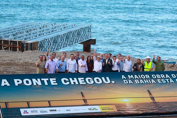 Com Lula, Ponte Salvador-Itaparica entra na fase das obras e marca novo ciclo de desenvolvimento, diz PT